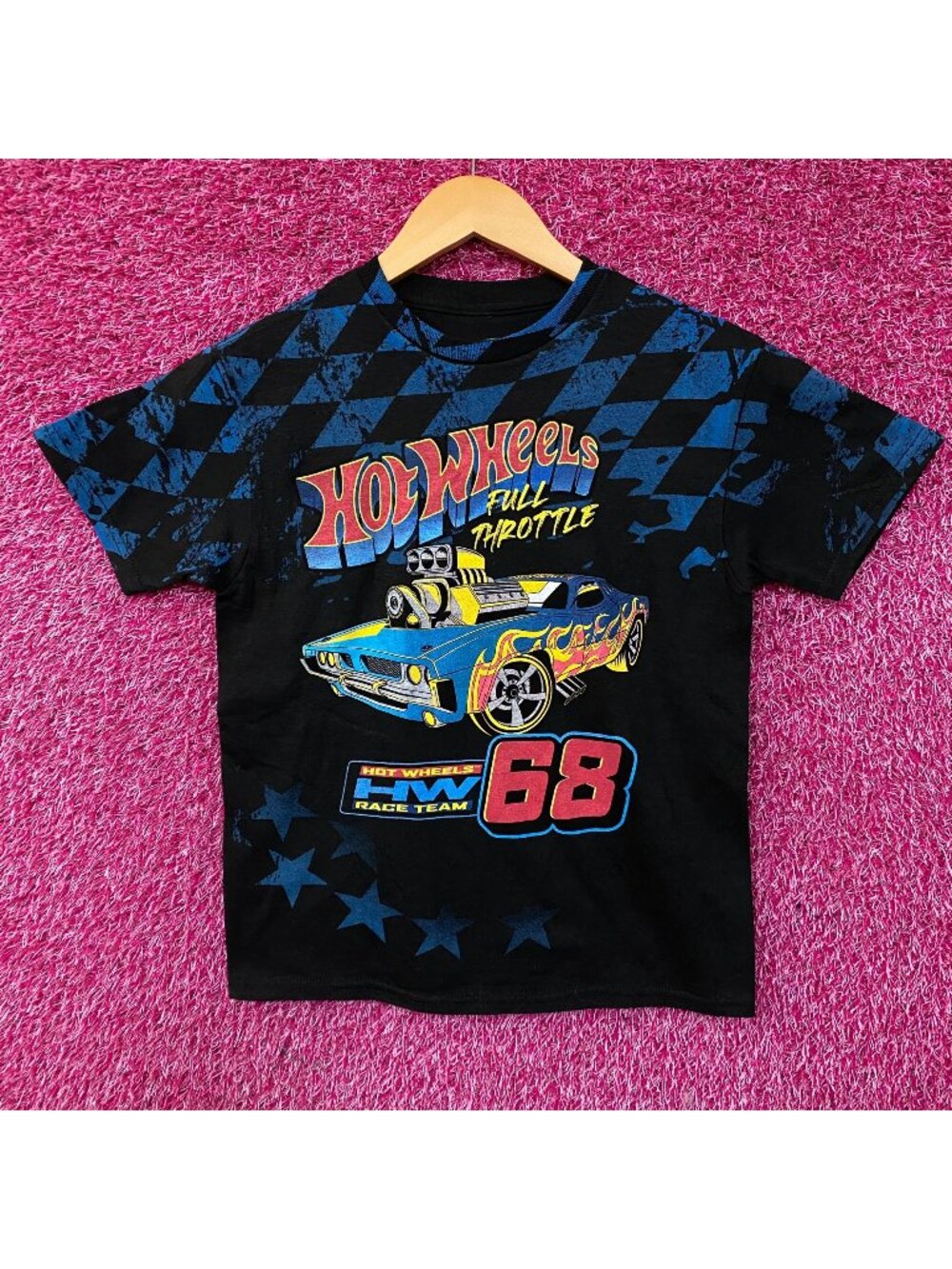 Hot Wheels Full Throttle Race Team Graphic Kids T-Shirt XL